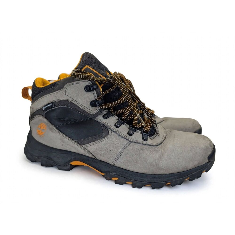 Timberland Mt Maddsen Waterproof Hiking Boots Mens Size 13 Grey A258X Trail